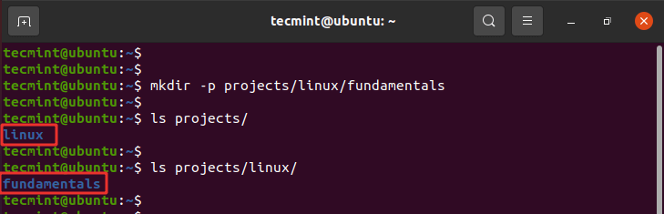 Create Directory in Linux