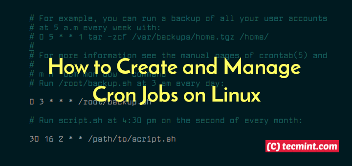 Create Cron Jobs in Linux