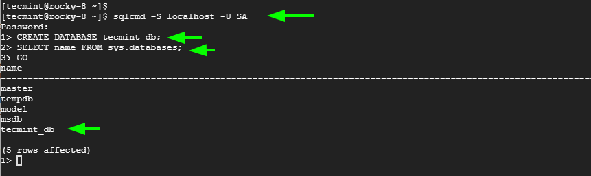 Create SQL Database