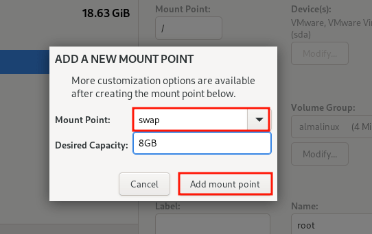 Create Swap Partition