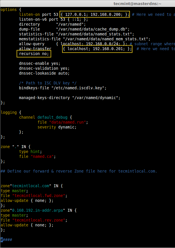 Create Zone File in DNS