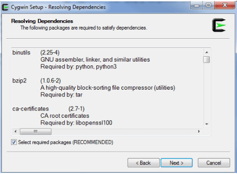Cygwin Setup