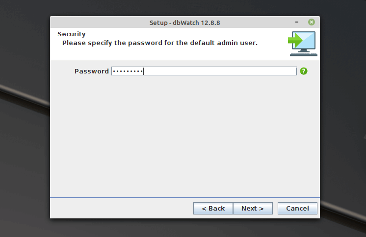 dbWatch Admin Password