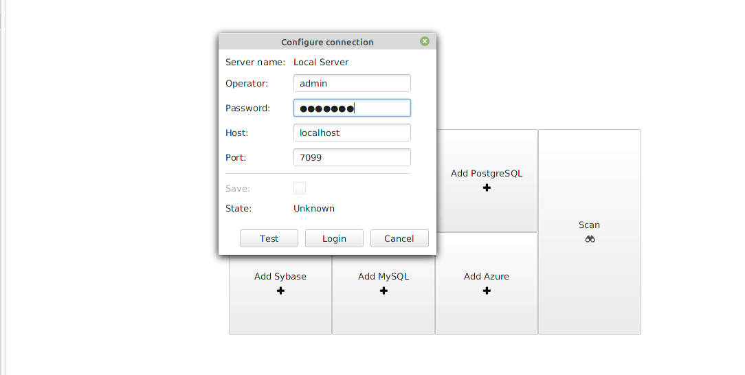 dbWatch Configure Connection