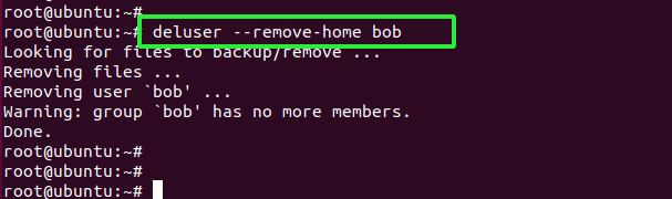 Delete User in Linux