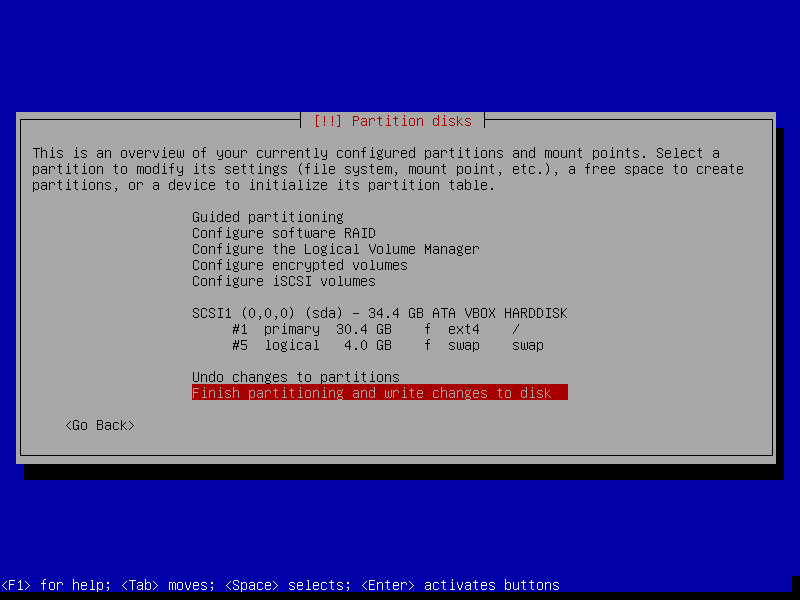 Disk Partition Table