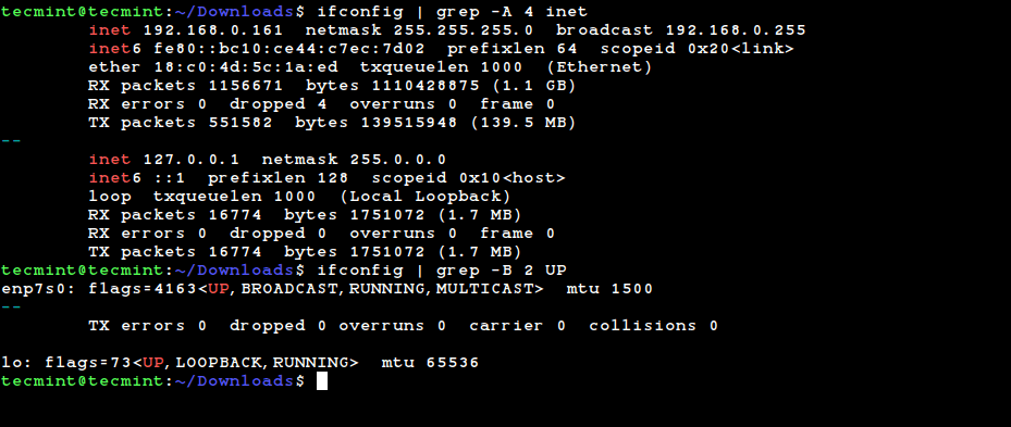 Print Number of Lines Before and After String