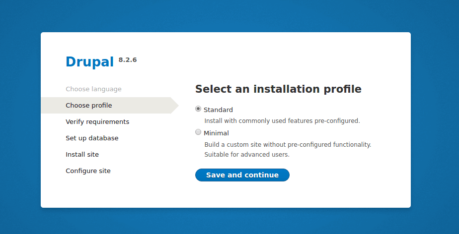 Drupal Installation Profile