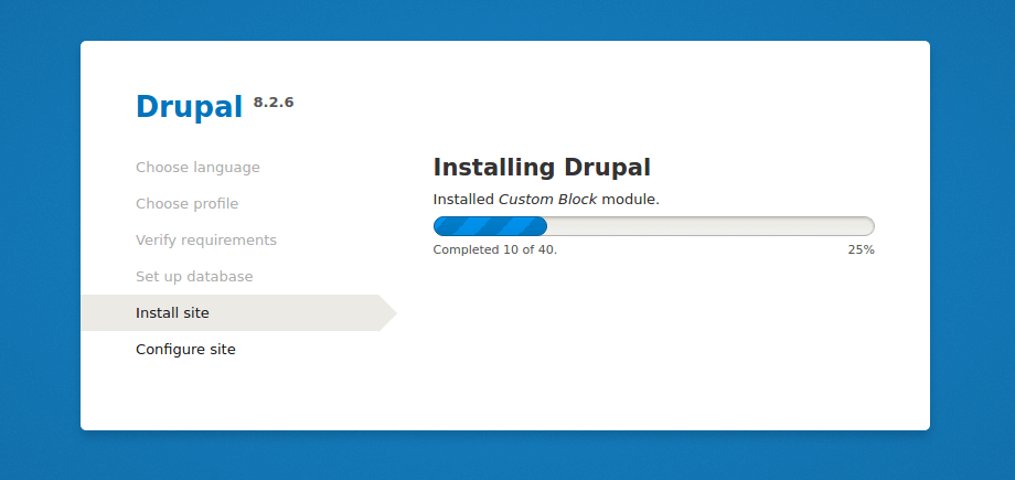 Drupal Installation