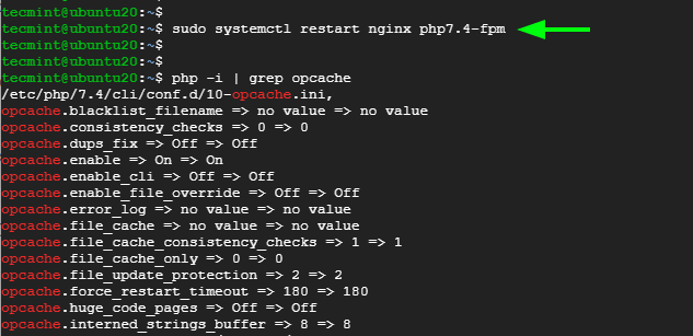 Enable OPCache on Nginx