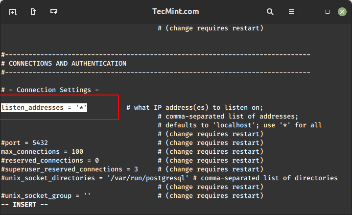 Enable PostgreSQL Remote Access