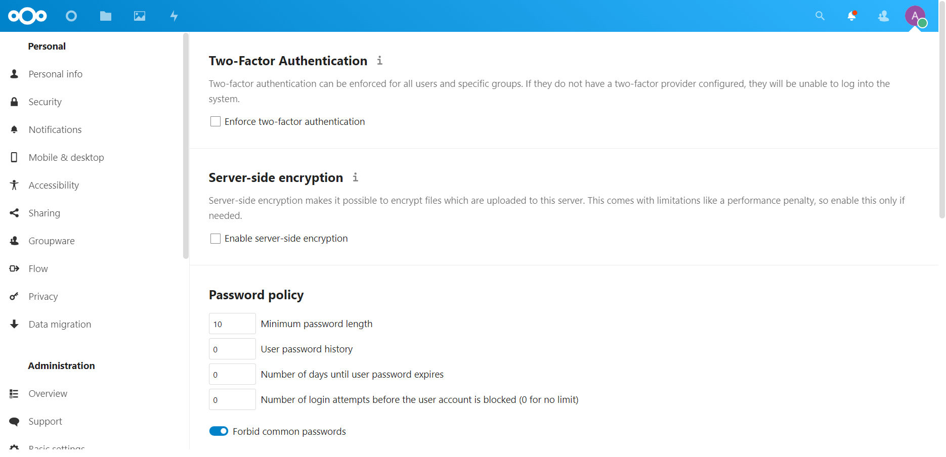 Encrypt Nextcloud Documents