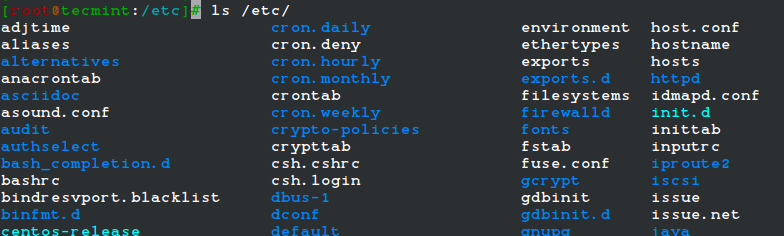 /etc Directory in Linux