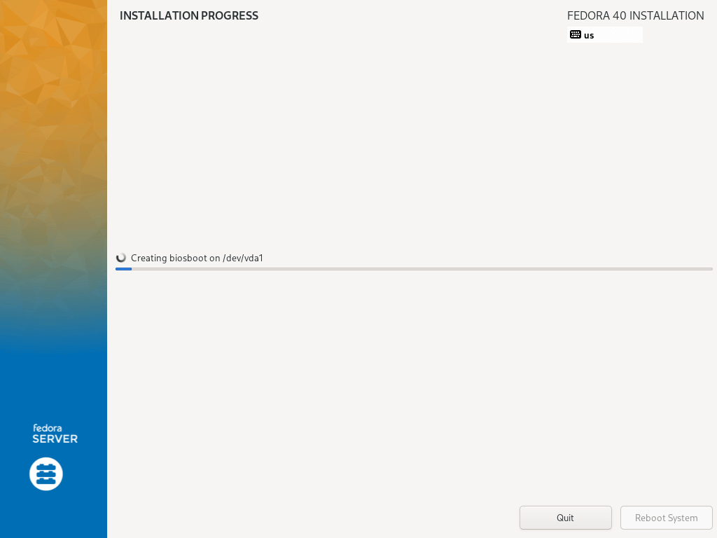 Fedora Installation Process