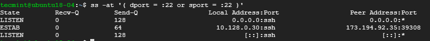 Filter Connections by Port Number