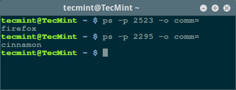 Find Linux Process Name