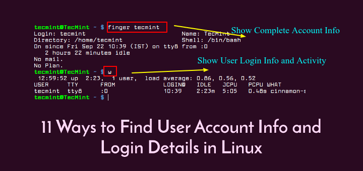 Find Linux User Login Information