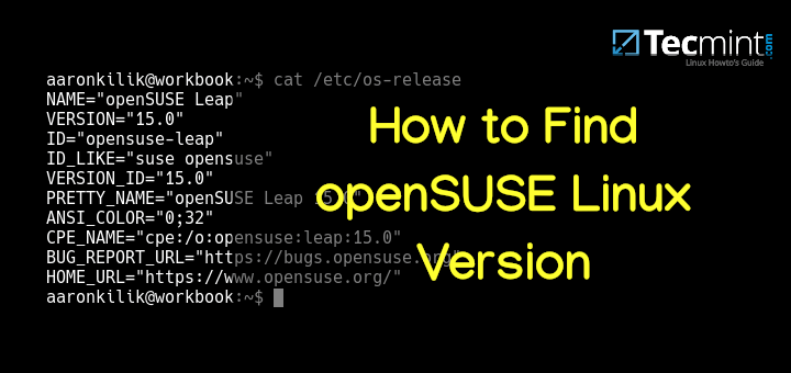 Find openSUSE Linux Version