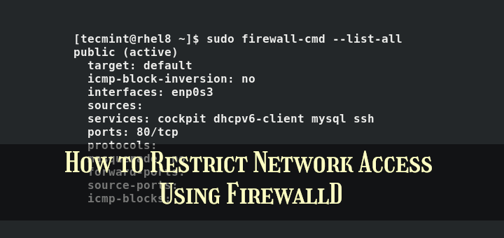 FirewallD Command Examples