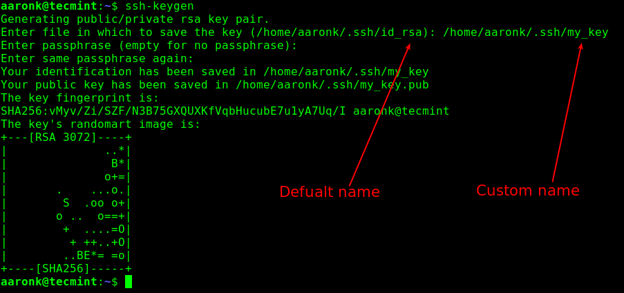 Generate SSH Key Pair