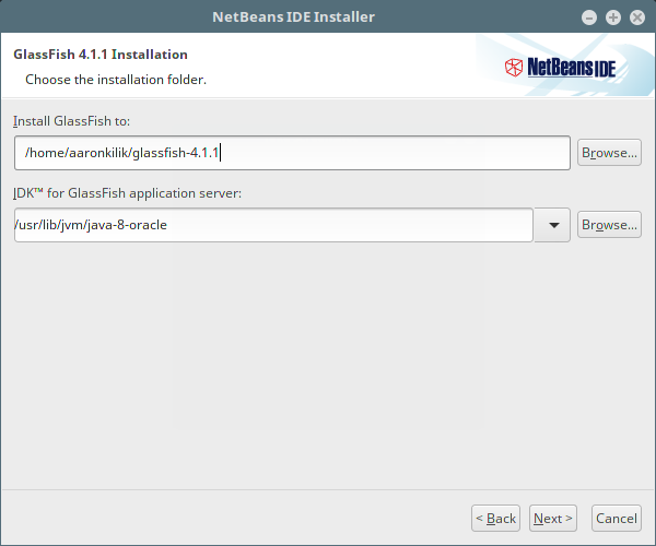 GlassFish Installation Folder