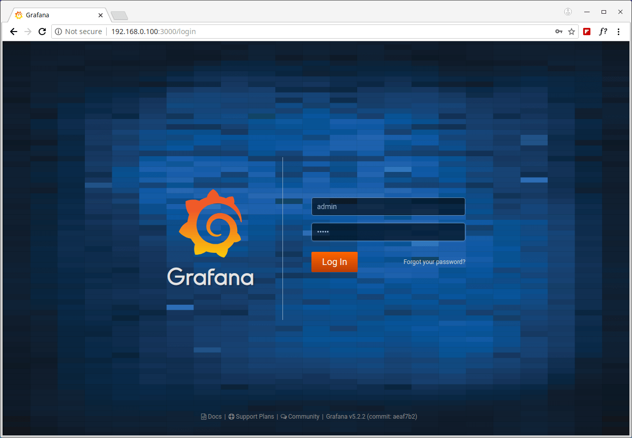 Grafana Admin Login