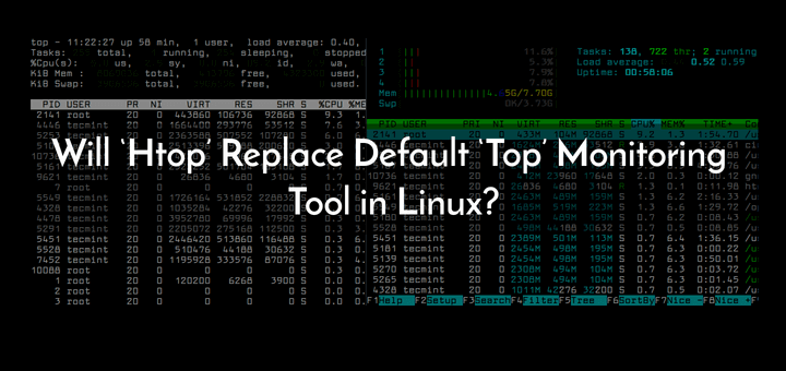 Htop vs Top in Linux