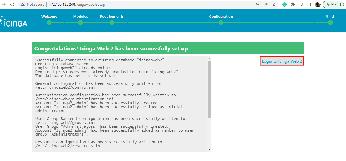 Icinga Web2 Login