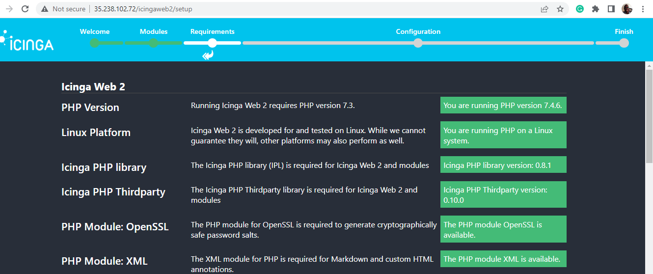 Icinga2 Web PHP Modules