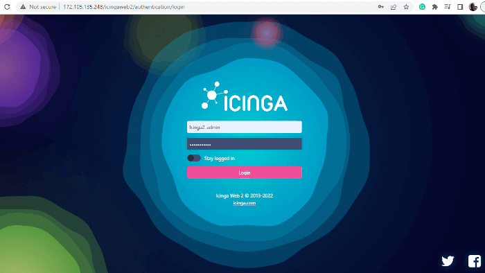 IcingaWeb2 Login