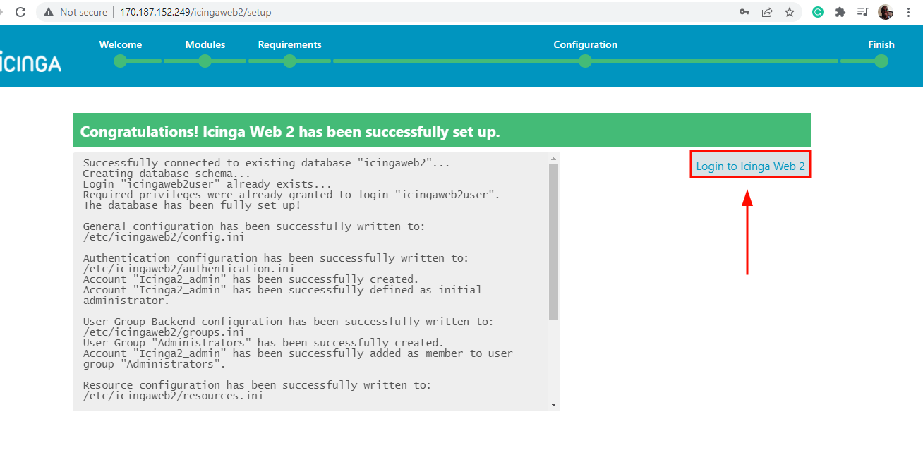 Icingaweb2 User Login