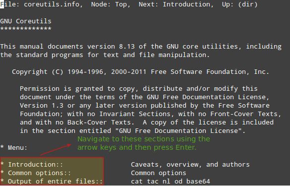 Info Coreutils