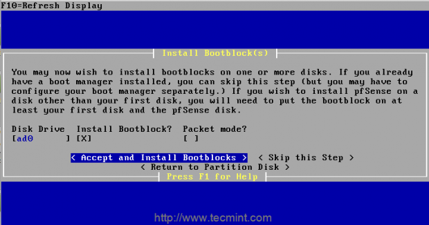 Install Bootblocks