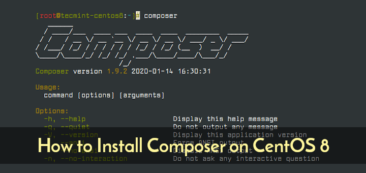 Install Composer on CentOS 8