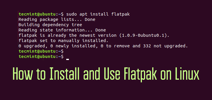 Install Flatpak in Linux