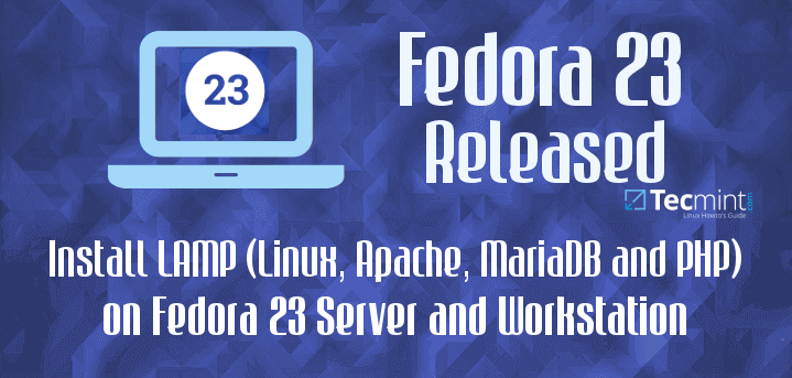 Install LAMP in Fedora 23