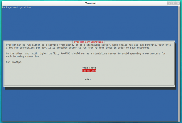 Install Proftpd in Debian
