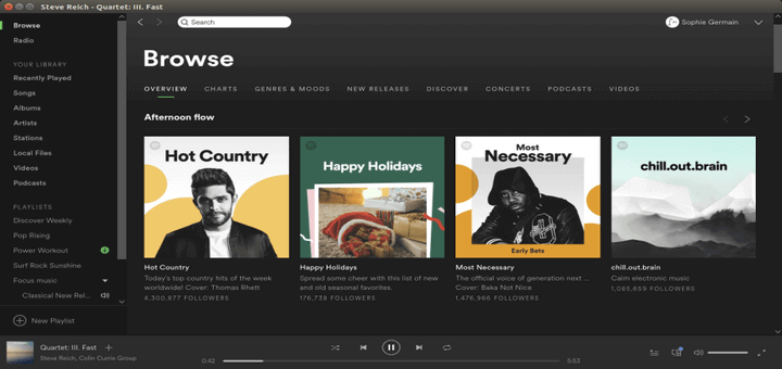 Install Spotify in Fedora