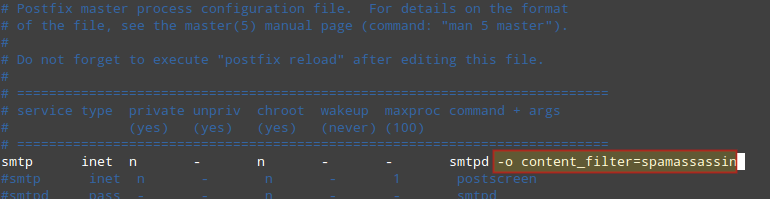 Integrate Postfix with SpamAssassin
