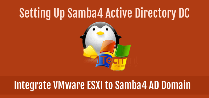 Integrate VMware ESXI to Samba Domain