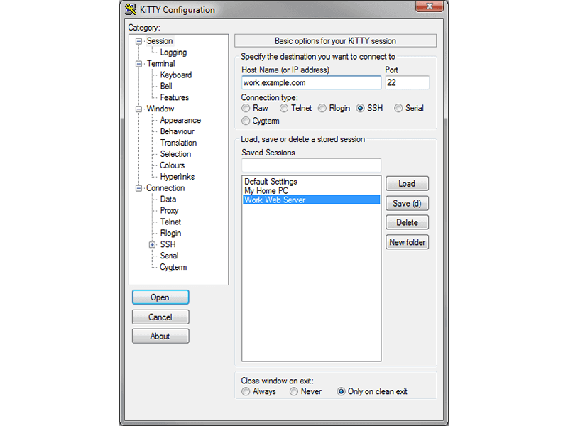 KiTTY - Telnet / SSH Client