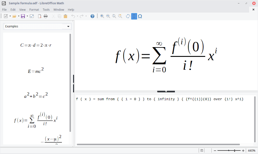 LibreOffice Math