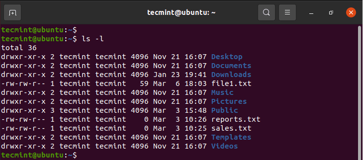 List Files in Linux