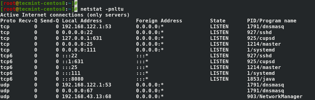 List Network Services