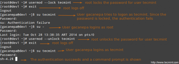 Lock User in Linux