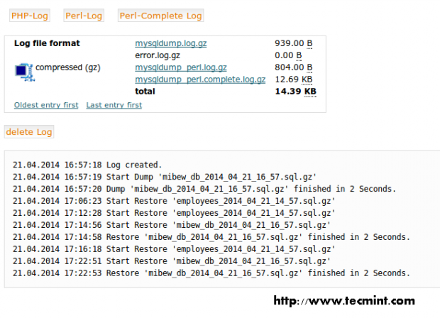 PHP Log