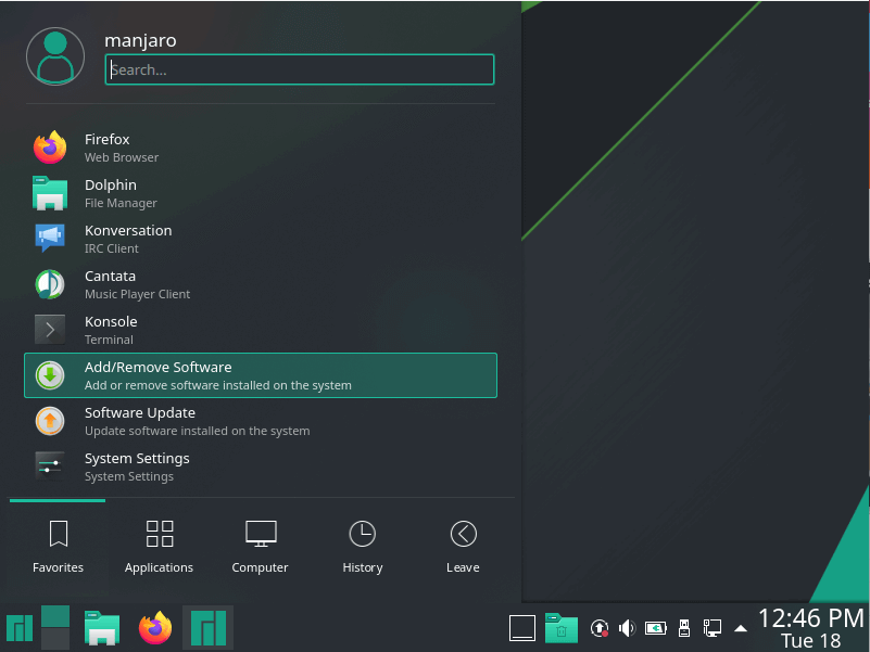 Manjaro KDE