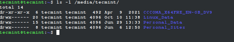 /media Directory in Linux