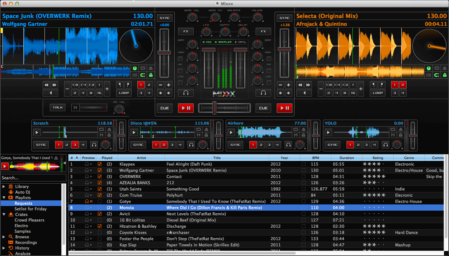 Mixxx Running on Linux