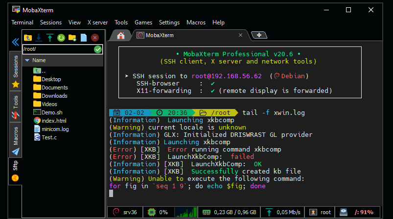 MobaXterm SSH Client